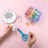Miss Rabbit Seed Bead Kit, Beads for Jewelry Making 24000 PCS 3mm Glass Seed Beads and 100 PCS 5mm Alphabet Letter Beads for Bracelets Making with...