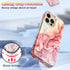 Btscase Compatible with iPhone 13 Pro Max Case 6.7 Inch 2021,Marble Pattern 3 in 1 Heavy Duty Shockproof Full Body Rugged Hard PC+Soft Silicone Dr...