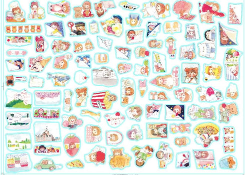 Alideco 160Pcs Cute Journal Stickers Kawaii Girls People Bulk Scrapbooking Stickers for journaling DIY Crafts Embelishment Decoration Diary Sticke...