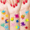 144 Pieces Artist Party Paint Splash Tattoos Artist Paint Temporary Tattoos for Art Paint Party Favors Creative Birthday Party Decoration Supplies...