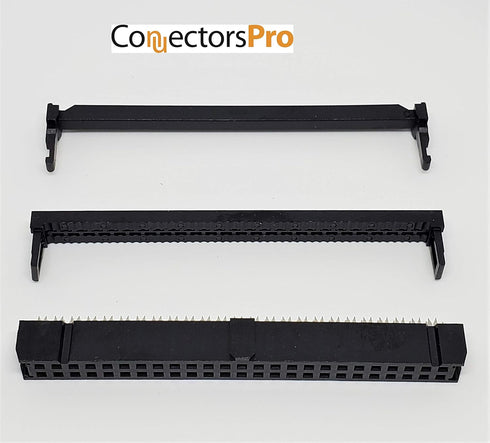 Pc Accessories - Connectors Pro 25-Pack Female 2X25 50P Dual-Row 2.54mm 0.1" IDC Socket for Standard Flat Ribbon Cable, 50 Pins Connectors...