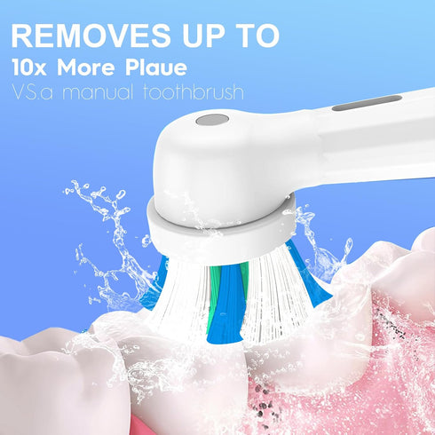 Replacement Heads Compatible with Oral B iO toothbrush, for Oral B iO 3 4 5 6 7 8 9 10 Series Electric Toothbrushes, 8 Pack, White...