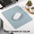 Mouse Pad, Medium PU Leather Mousepad with No Logo Design, Computer Mouse Mat with Non-Slip Suede Base for Gaming, Desk, Wireless, Laptop, Travel,...