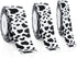 3 Rolls 15 Yards Cow Print Ribbon Grosgrain Cow Ribbon Cow Spot Pattern Wrapping Ribbon Dairy Cow Print Ribbon Animal Print Ribbon for Wreath Bow ...