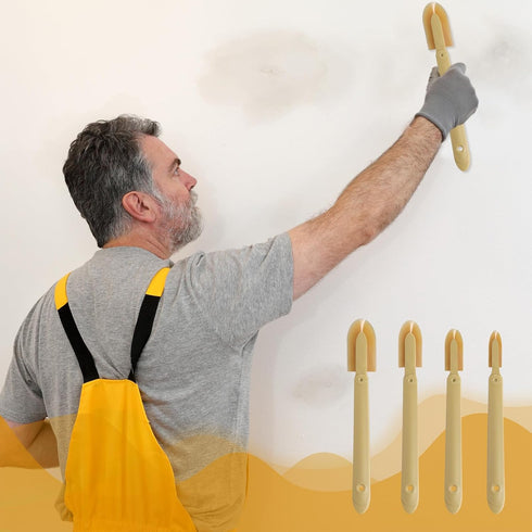 8pcs Rubber Caulking Tool, Reusable Sealant Spatula Spreader 4 Sizes Silicone Caulk Finishing Set Tool Multifunctional Caulking Remover/Smoothing ...