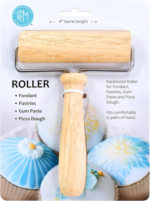 R&M International Pastry and Fondant 6" Wood Roller...