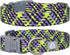Reflective Dog Collar, Neck 12’’-20’’, Adjustable Soft Nylon Collar with Safety Lock for Medium, Large Dogs, Purple, M...