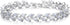 EVER FAITH Glamorous Cubic Zircon Wedding 2 Layers Small Leaf Roman Tennis Bracelet for Brides...