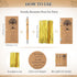 25 Sets Family Reunion Favor Family Appreciation Bamboo Pen Gift Inspirational Ballpoint Pen with Remembering Our Roots Greeting Card Family Reuni...