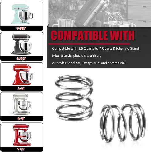 Spring for KitchenAid Stand Mixers - Kitchenaid Mixer Replacement Parts?2 Pack)...