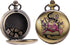 Mini DND Dice Set DND Pocket Watch Shell 7PCS Micro Polyhedral Dice Set Metal Dice Dungeons and Dragons Gifts Accessories V038N...