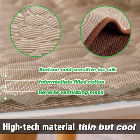 Summer Cooling Mat for Dogs Cats Self Dog Cooling Mat Breathable Pet Crate Pad Portable & Washable Pet Cooling Blanket for Small Medium and Large ...