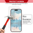 Casper Screen Protector for iPhone 15 Pro Max - Full Coverage & Military Grade Shatterproof Tempered Glass, HD Clarity, Scratch-Resistant, Washabl...