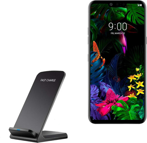 BoxWave Charger Compatible with LG G8 ThinQ - Wireless QuickCharge Stand (10W), No Cord; no Problem! Charge Your Phone with Ease! for LG G8 ThinQ ...