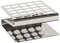 Globe Scientific 457200 Stainless Steel "Z" Shape Tube Rack, 16/17mm Tubes, 25-Place...