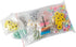 MARCHROSE 222pcs Keychain Making Kit,200pcs 12mm Silicone Beads Bulk 10pcs 20mm Flower Beads with 12pcs Accessories?Focal Beads for DIY Keychain K...