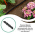 Drip Irrigation Parts, 1/4 Drip Irrigation Fittings Drip Irrigation Kit - Drip Line Connectors 1/4 Barbed Connector Drip Irrigation Connectors Dri...