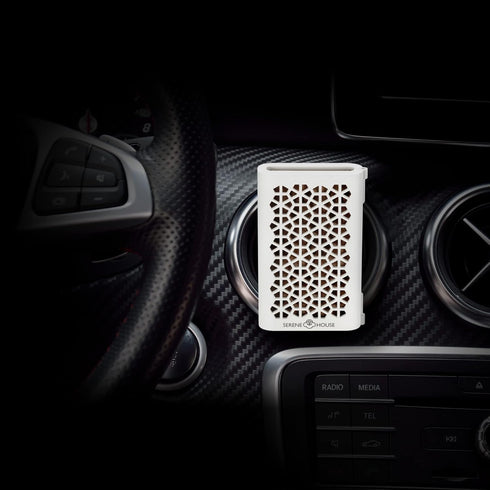 Serene House Puccini Lava Rock Essential Oil Aromatherapy Car Vent Clip – Portable or Tabletop Usage for Convenient Scent-Based Stress Relief and ...