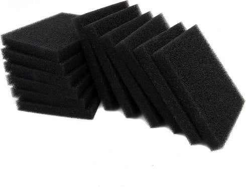 ALEGI Aquarium Bio Sponge Fitler Media, 6.28 x 5.5 x 0.78 Inch Fish Tank Filter Cartridge Filter Foam Pad Inserts for ML350 (12 Pack)...