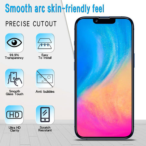 Slanku [3 Pack Privacy Screen Protector for iPhone 13 Mini Tempered Glass Film, Anti-Spy, Full Coverage, Case Friendly......