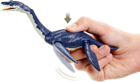 Jurassic World Toys Plesiosaurus Savage Strike Dinosaur Action Figure, Smaller Size, Attack Move Iconic to Species, Movable Arms & Legs, Great Gif...