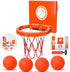 Bath Toys - Bathtub Basketball Hoop for Kids, Toddlers - Mold Free Bath Toys with 3 Strong Suction Cups and 4 Soft and No Hole Balls - Fun Toddler...