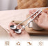 HANSGO 5PCS Stirring Spoons, Silver Tea Spoons 6.7" Long Handle Coffee Spoons Stainless Steel Coffee Stirrers for Cocktail Stirring Iced Tea Coffe...