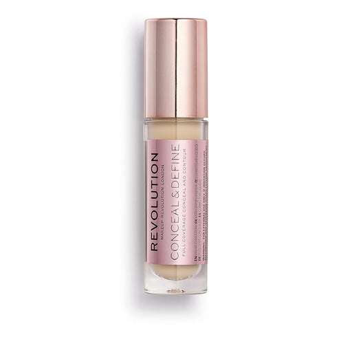 Revolution Beauty, Conceal & Define Concealer, Full Coverage & Lightweight, Long-Lasting Matte Finish, Vegan & Cruelty Free, C6 Fair or Light Skin...