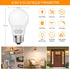 A15 LED Ceiling Fan Light Bulb, E26 LED Bulb 6.5W Equivalent 60 Watt, 2700K Warm White, Dimmable Light Bulbs, 6 Pack A15 LED Light Bulbs for Penda...