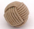 Roorkee Instruments 5pcs 2.5 Inch Rustic Nautical Decorative Spherical Natural Jute Rope Cotton Ball Home Tabletop Décor Vase & Tray Bowl Filler...