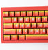 Hyekit PBT Keycaps 133 Keys Flame Gradient Keycaps Cherry Profile Dye-Sublimation Custom Keycaps with 6.25U 7U Spacebar for Cherry Gateron MX Swit...