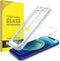 JETech One Touch Install Screen Protector for iPhone 12/12 Pro 6.1-Inch, Full Coverage Tempered Glass Film, Auto Alignment Tool Kit, HD Clear, 2-P...