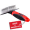 Slicker Brush for Small Dogs and Poodles - Coated Tips Massages Pet Skin - Cat Slicker Brush for Long Haired Cats - Wire Doodle Brush with Extra L...