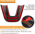 Steering Wheel Cover Trim Interior Accessories Decoration Kit for 2015-2021 Dodge Challenger Charger, for 2014-2021 Dodge Durango & Jeep Grand Che...