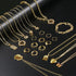Ecoofor Gold Necklace Chains for Jewelry Making, 62.3 Feet 8 Rolls Jewelry Chains for DIY Necklace Bracelet Jewelry Making with Jump Rings/Lobster...