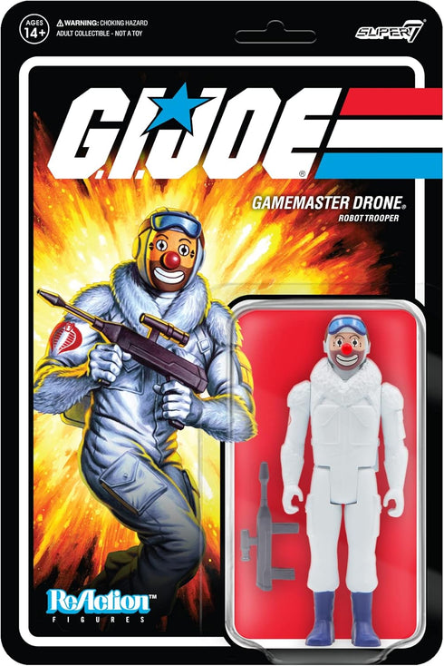Super7 G.I. Joe Gamemaster Drone - 3.75" G.I. Joe Action Figure with Accessory Classic Cartoon Collectibles and Retro Toys...