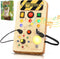 Montessori Musical Busy Board, Wooden Sensory Montessori Toys with Lights, Baby Travel Toys, Birthday for Boys Girls 1 + Year Old, Toddler Educati...