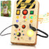 Montessori Musical Busy Board, Wooden Sensory Montessori Toys with Lights, Baby Travel Toys, Birthday for Boys Girls 1 + Year Old, Toddler Educati...