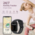 Smart Watch, 1.85'' HD Fitness Tracker Sport Smart Watches for Women Men with Call Heart Rate Blood Oxygen Sleep Track Step Counter 24 Sport Modes...