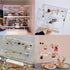 lemonadeus Earrings Organizer Jewelry Display Wood Stand (44 Holes 2 Layers) (White)...