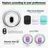 20 oz Tumbler Lids,Magnetic Tumbler Lid Replacement for YETI,BPA Free 2 Pack Purple Tumbler Lids & 3 Pack Magnetic Slider...