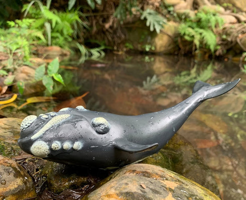 Gemini&Genius Right Whale Action Figure, Shark Animal Ocean Blackfish Toys, Soft Rubber Ocean Whale Shark, Great for Kids Bath Toys, Swimming Toys...