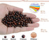 LPBeads 200Pcs Polished 6mm Round Natural Brown Red Tiger Eye Gemstone Loose Beads with Stretch Cord for Jewelry Making Bracelets...