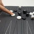 Roll-Up Travel Backgammon Games, Foldable Board Games, PU Travel Game, Portable Lightweight Backgammon Game Set...