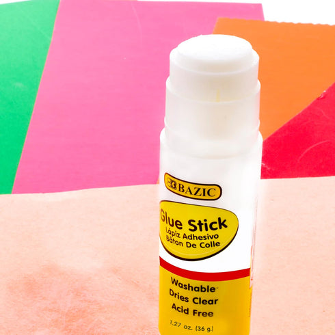 BAZIC Jumbo Glue Stick, 36 grams 1.27 ounces, 2 Per Pack...