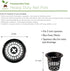xGarden - Heavy Duty Net Pots - Wide Lip & Slotted Sides - for Hydroponics & Aquaponics - UV Resistant & BPA Free Plastic - Indoor or Outdoor Grow...