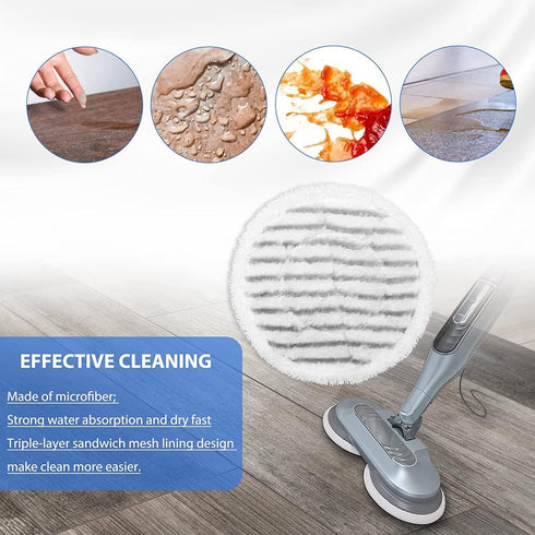 10 Pack S7001 Mop Compatible with Shark Steam Mop Replacement Pads S7000 Series, S7000 S7000AMZ S7001 S7001TGT Steam & Scrub All-in-One Scrubbing ...