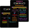First and Last Day of School Board Double Sided Back to School Sign First Day of School Chalkboard for Kids Boys Girls 1st Day of Preschool Pre-K ...