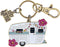 Karma, Women’ Enamel Keychains, Womens Enamel Keychain for Gifts Purse Bag Accessories, Camper...