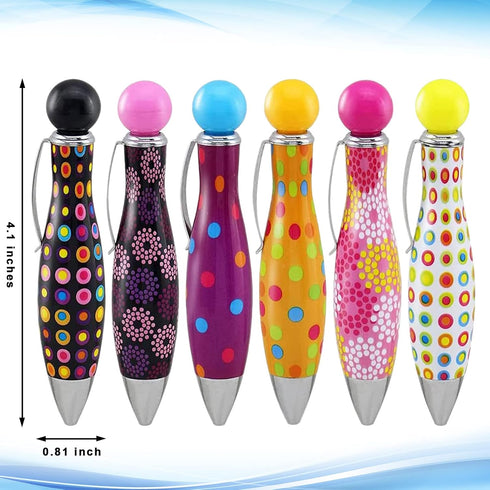 Short Fat Pens 6 Pcs Ergonomic Mini Pens For Tremor Arthritis Handicap Parkinson Cute Mini Pen Elegant Fat Pens Black Ink...